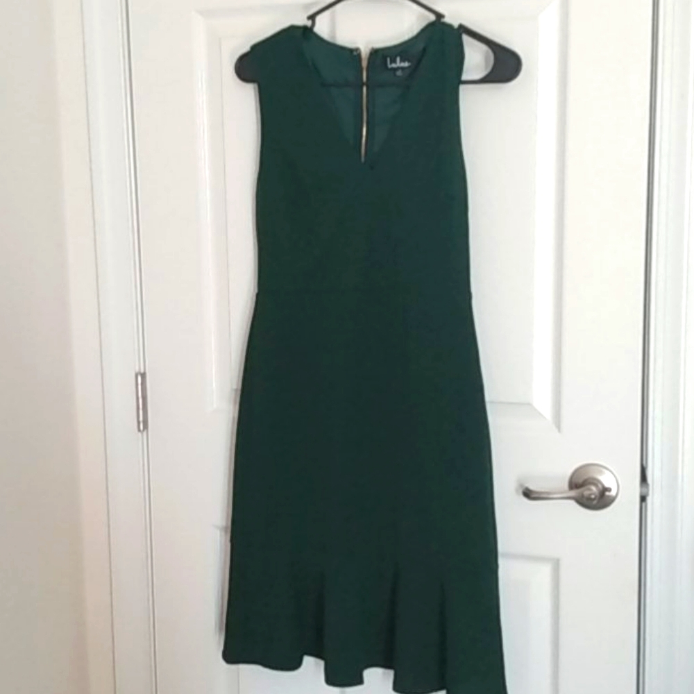 Ruffle hem semiformal dress